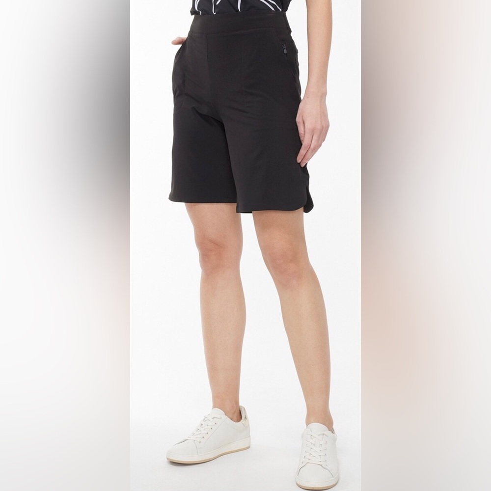 Chico’s Zenergy Beach Shorts Black Size 3